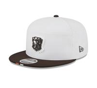 New Era Cappello da uomo bianco/marrone Cleveland Browns 2025 NFL Training Camp Split Panel 9FIFTY Snapback Hat