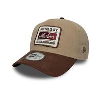 New Era Cappello Patch Suede 9Forty E-Frame Beige Marrone