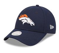 New Era Cappello regolabile da donna NFL Simple 9FORTY, Denver Broncos, Blu marino, taglia unica
