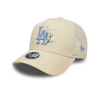 New Era LA Dodgers - Cappellino da donna, motivo floreale, colore: panna