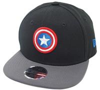 New Era Captain America 9Fifty Black Reflectiv Youth Snapback Cap Kids