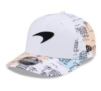 New Era Casquette Snapback Curvo 9Fifty McLaren F1 Miami M/L Bianco