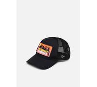 New Era Los Angeles License Plate Navy Black A-Frame Adjustable Trucker Cap - One-Size