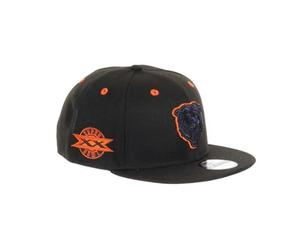 New Era Chicago Bears NFL Team Colour Super Bowl XX Sidepatch Black 9Fifty Snapback cap