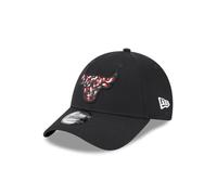 New Era Chicago Bulls NBA Berretto Mimetico Regolabile Pallacanestro Cappello Nero