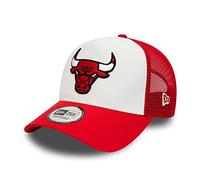 New Era 60348855 Tm Clr Blck Af Chicago Bulls Trucker Cap Rosso