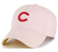 New Era Chicago Cubs Pink Sidepatch Clean Up Curved Visor Strapback Cap
