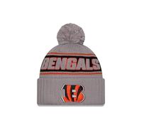 New Era Cincinnati Bengals NFL 2024 Sideline Sport Knit Grigio Berretto con Pompon