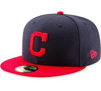 New Era Cleveland Indians AC Performance Navy Cap 59Fifty Fitted MLB