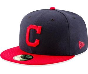New Era Cleveland Indians AC Performance Navy Cap 59Fifty Fitted MLB