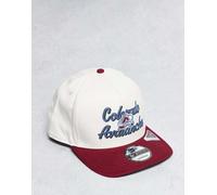 New Era - Colorado Avalanche 9fifty - Cappellino con visiera a contrasto bianco/rosso One Size