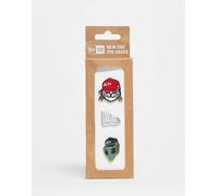 New Era - Confezione regalo da 3 spille argentate a forma di cappellino-Argento One Size