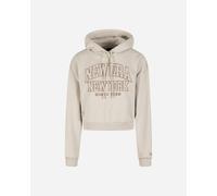 New Era Crop Big Logo W - Felpa - Donna - Bianco S