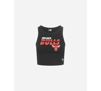 New Era Crop Chicago Bulls W - Canotta - Donna - Nero XS