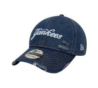 New Era - Denim Distress 9Twenty Cap - -Accessories -unisex -Blu -ONE SIZE