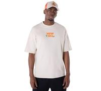 New Era Drink Graphic Oversized - Maglietta da uomo, pietra, L