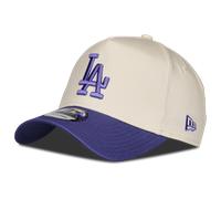 Cappellino New Era Series Patch 9FORTY A-Frame Los Angeles Dodgers bianco lilla
