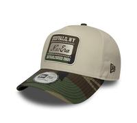 New Era E-Frame NE Camo Patch cap Beige Mimetico
