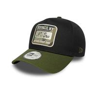 New Era E-Frame NE Camo Patch cap Nero Verde Oliva