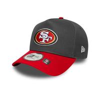 New Era Cappellino Snapback E-Frame con etichetta San Francisco 49ers Taglia unica Antracite