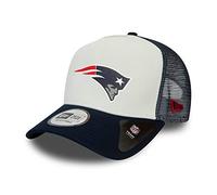 New Era England Patriots Frame Adjustable Trucker cap Team Colour Block White/Blue - One-Size