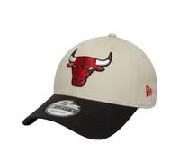 Cappellino New Era NBA Contrast Patch 9FORTY Chicago Bulls beige nero rosso