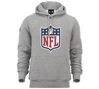 New Era ERA Felpa con Cappuccio, Logo NFL, Unisex, Kapuzenpullover NFL Logo, Grigio, M