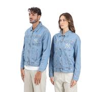 New Era ERA Giacca di jeans York Yankees MLB in denim chiaro per uomo e donna XS