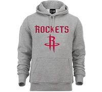 New Era Felpa con Cappuccio NBA Houston Rockets Grigio