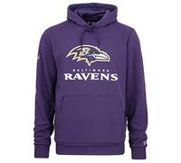 New Era - Felpa con cappuccio NFL Baltimore Ravens Team Logo e nome, Lilla, L