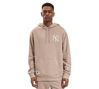 New Era Felpa con cappuccio oversize New York Yankees marrone cenere