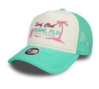 Cappello da baseball New Era Foam Front Trucker verde da donna