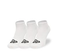 New Era - Confezione da 3 paia di calzini bianchi con logo-Bianco 39-42