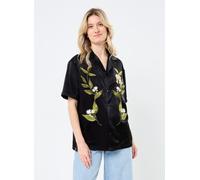 New Era - Floral Revere Shirt Women Nero - Abbigliamento S Nero
