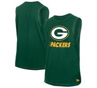 New Era Green Green Bay Packers - Canotta da uomo per il tempo libero