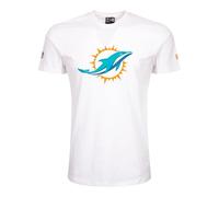 New Era Herren Herren T-Shirt Miami Dolphins T-Shirt, Weiß, L, 11380835
