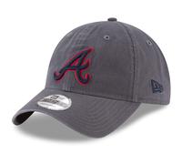 New Era Herren Replica Core Classic Twill 9TWENTY Verstellbare Hutkappe (Atlanta Braves (Graphit))