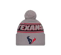New Era Houston Texans NFL 2024 Sideline Sport Knit Grigio Berretto con Pompon