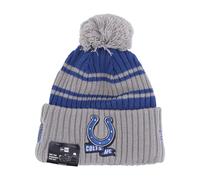 New Era - Indianapolis Colts Pom Pom Beanie Hat - - Accessories - Uomo - Grigio - ONE SIZE