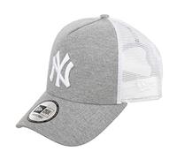 New Era Jersey Essential New York Yankees Gray/Optic White Cuffia 9 Forty Trucker Uomo, Grigio, Fr: Taglia Unica (Taglia Produttore: OSFA)