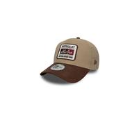 New Era Cappellino da uomo NE PATCH EFRAME in pelle scamosciata beige chiaro OSFM