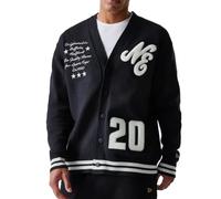 New Era NE KNIT CARDIGAN men Zippers & Cardigans black in taglia:XL