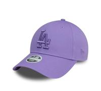 New Era LA Berretto Estivo da Donna Los Angeles Dodgers Emblema Regolabile Monocromatico 9Forty Cappellino Viola