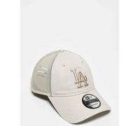 New Era MLB Washed 9TWENTY Trucker - Cappellino Los Angeles Dodgers, colore: Beige, beige., Taglia unica