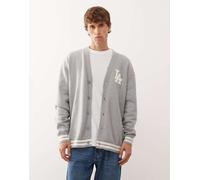 New Era - LA Dodgers - Cardigan grigio in maglia L