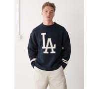 New Era - LA Dodgers - Maglione lavorato blu navy oversize L