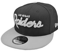 New Era Las Vegas Oakland Raiders Snapback Cap Nero TC Script 9Fifty Limitato