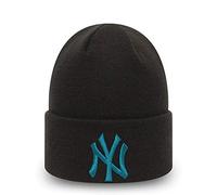 New Era League Essential Cuff Knit Neyyan Beanie, Nero, Taglia Unica Uomo