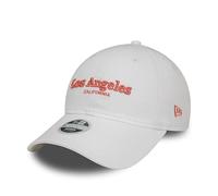 New Era Los Angeles Berretto da Donna California Bianco Regolabile 9Twenty Cappellino da Baseball Donne Ragazza Corona destrutturata