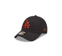 New Era Los Angeles Dodgers Basecap Kids Kinder 9Forty MLB Kappe Schwarz Teamlogo in Rot - Child